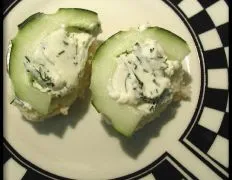 Herbed Cucumber Canapes