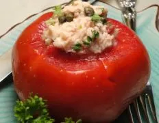 Herbed Tuna Stuffed Tomatoes