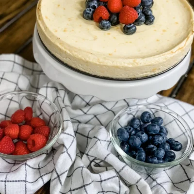 High Protein No Guilt Skinny Cheesecake