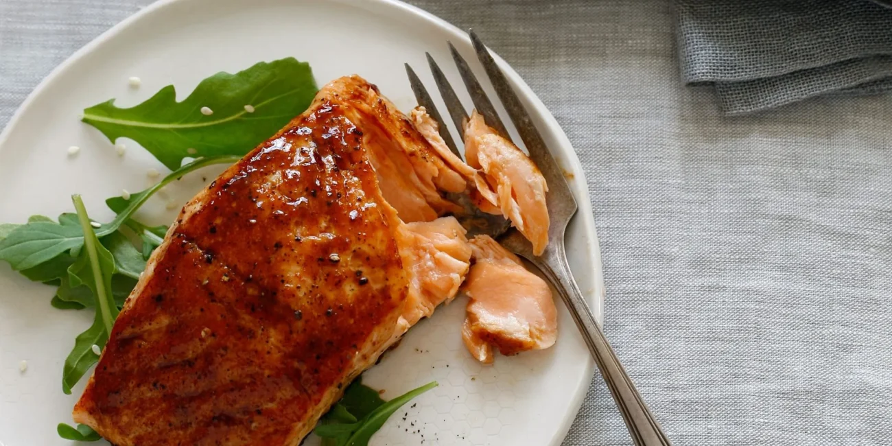 Hoisin Glazed Baked Salmon