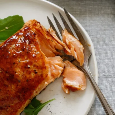 Hoisin Glazed Baked Salmon