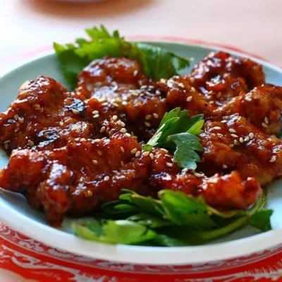 Hoisin Glazed Pork Chops With Thai Power Pack