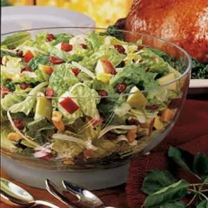 Holiday Tossed Salad With Fruit