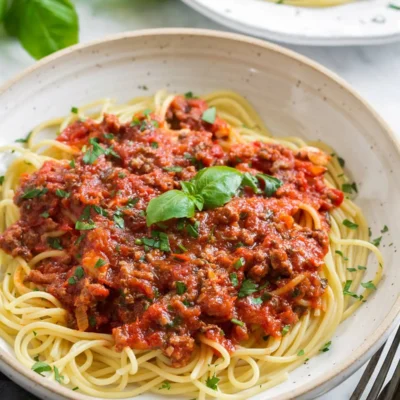 Homemade Authentic Italian Spaghetti Sauce Recipe