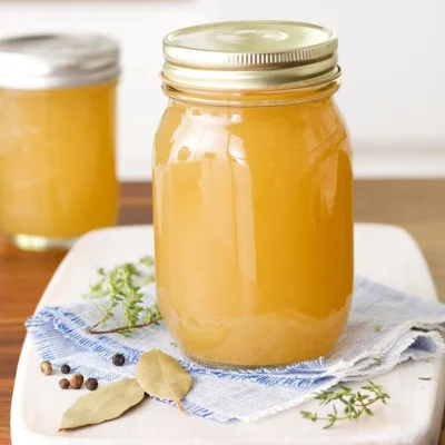 Homemade Chicken Stock For Cooking