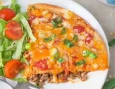 Homemade Copycat Taco Bell Mexican Pizza Recipe