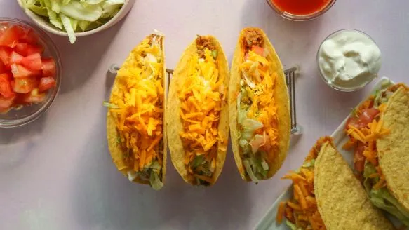 Homemade Crunchy Tacos Inspired by Taco Bell