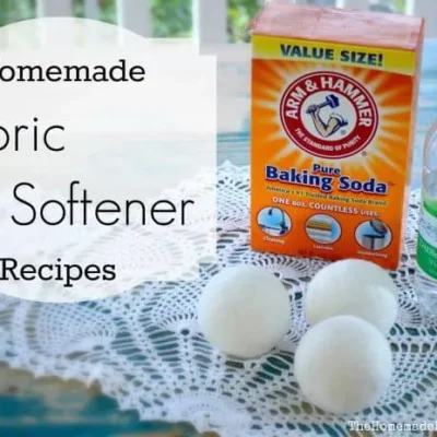 Homemade Fabric Softener