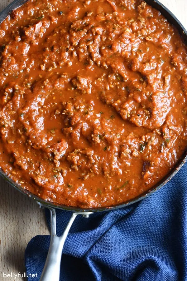 Homemade Italian Spaghetti Sauce Recipe