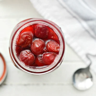 Homemade Maraschino Cherries