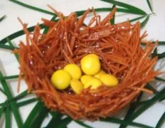 Homemade Noodles Birds Nest