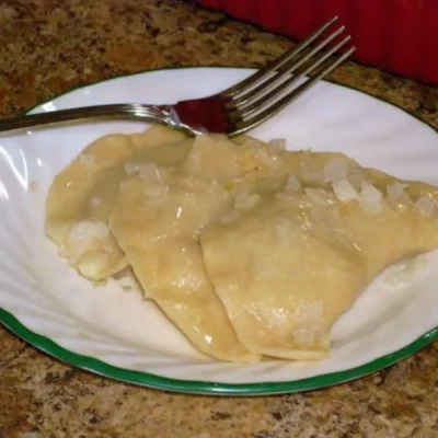 Homemade Sauerkraut Pierogies