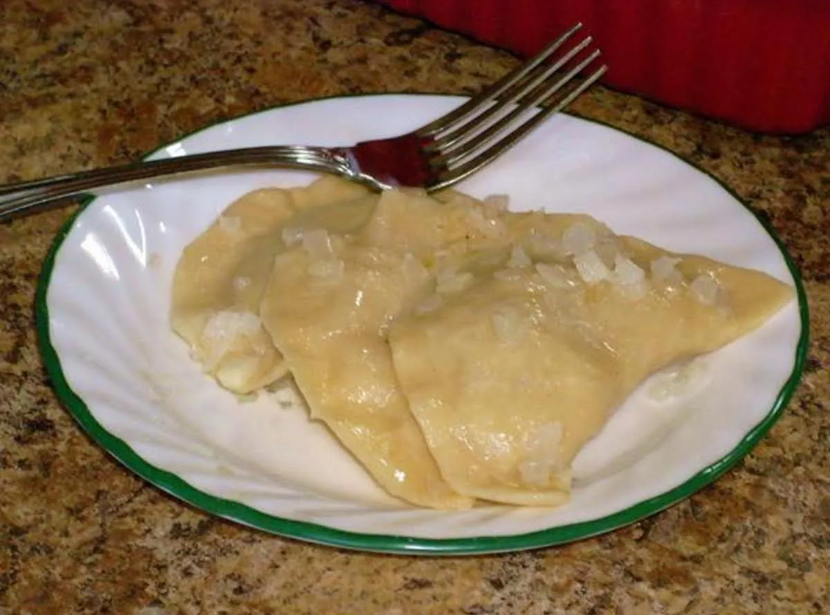 Homemade Sauerkraut Pierogies