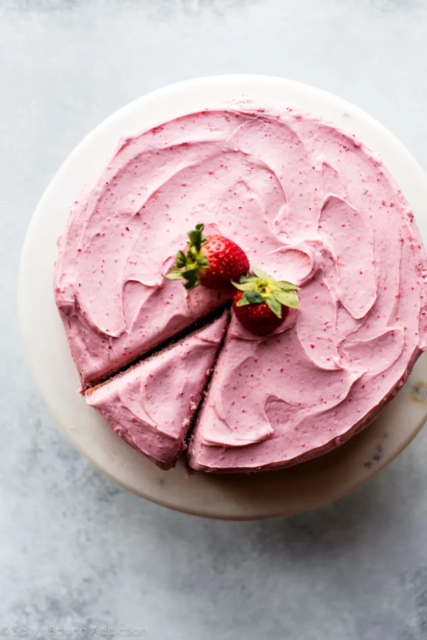 Homemade Strawberry Bliss Cake Recipe