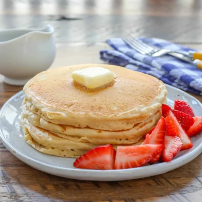 Homemade Whole Wheat Pancakes - Healthy &Amp; Fluffy Recipe