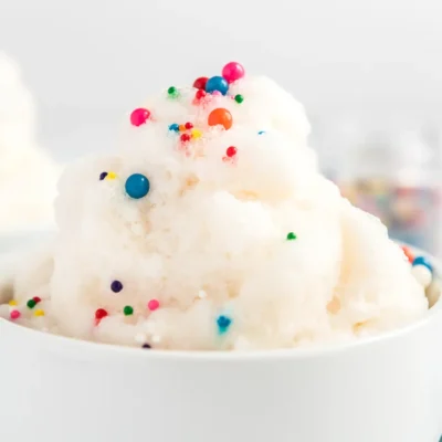 Homemade Winter Wonderland Ice Cream Recipe