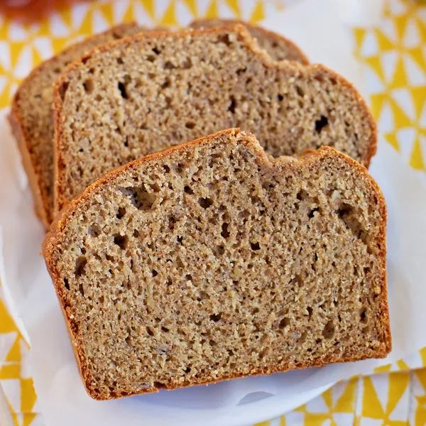 Honey Banana Whole Wheat Bread Bread