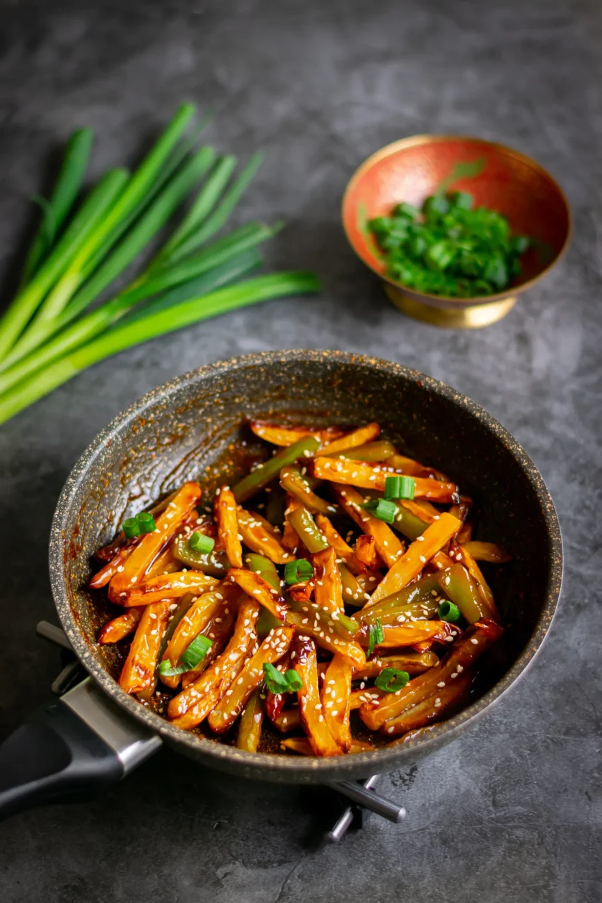 Honey Chili Potatoes