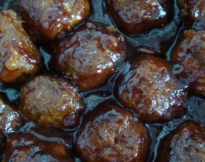 Honey Garlic Appetizer Meatballs