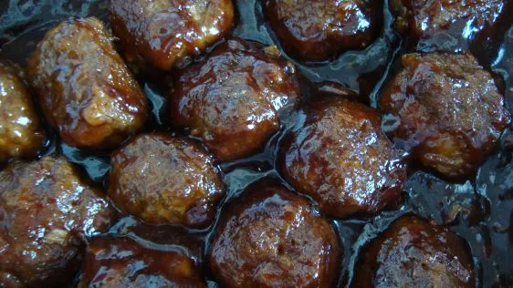 Honey Garlic Appetizer Meatballs