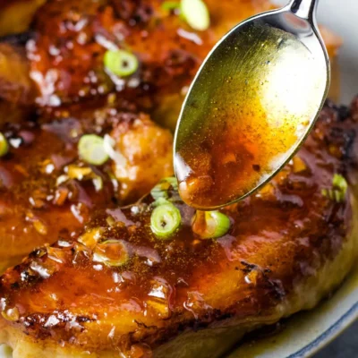 Honey &Amp; Garlic Pork Chops