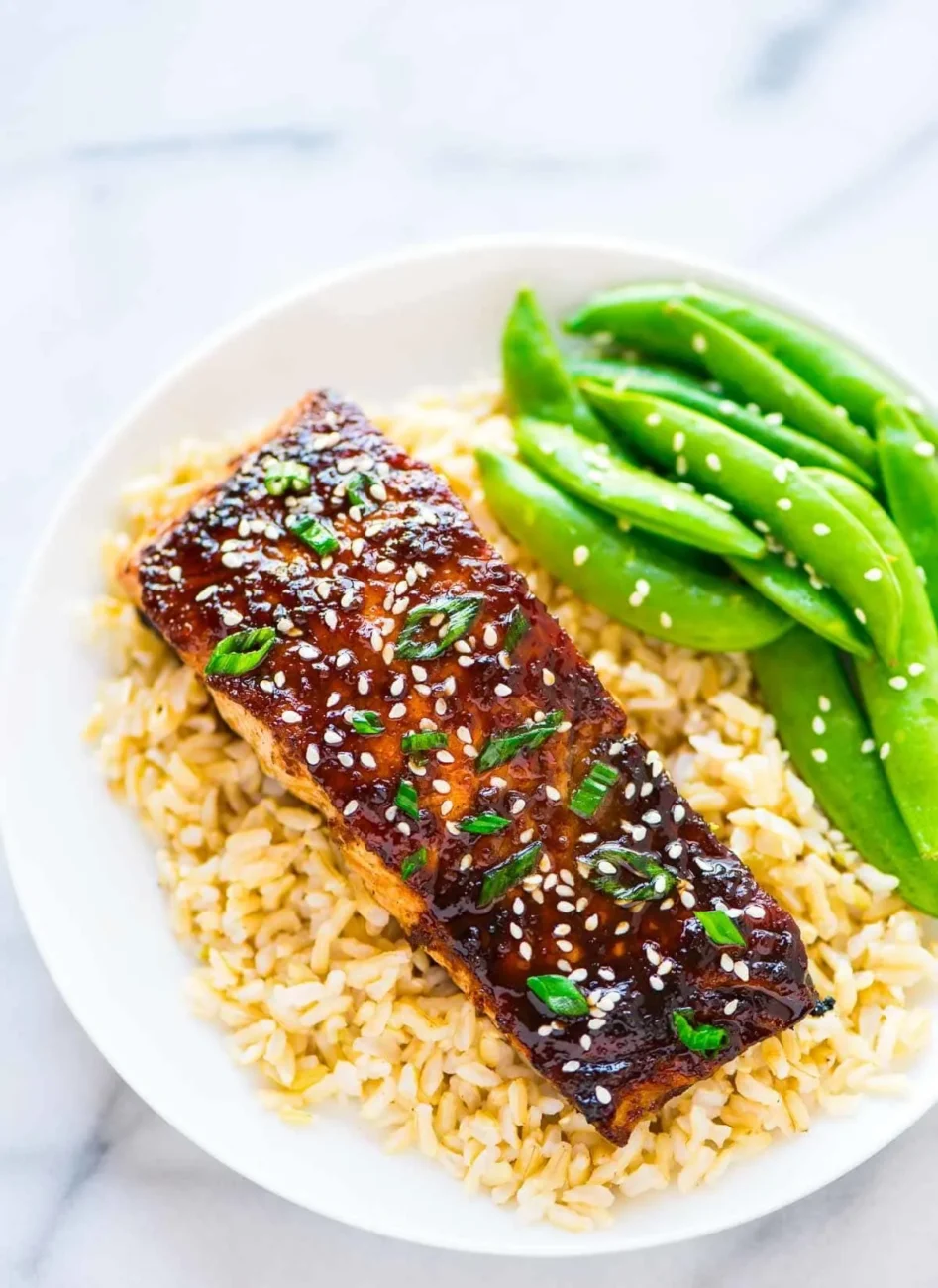 Honey Ginger Grilled Salmon