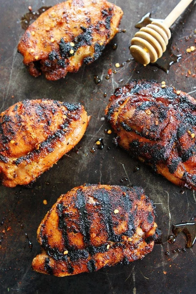 Honey-Glazed BBQ Chicken with a Spicy Twist