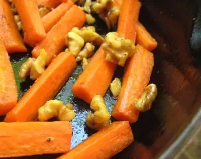 Honey-Glazed Carrots With Crunchy Walnuts: A Sweet And Nutty Side Dish