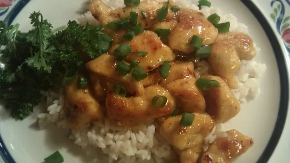 Honey-Glazed Orange Chicken with a Spicy Twist