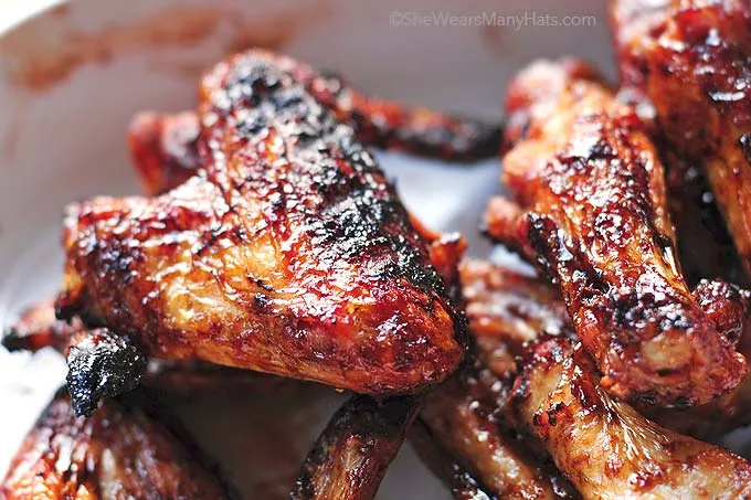 Honey-Glazed Spicy BBQ Chicken Wings Recipe