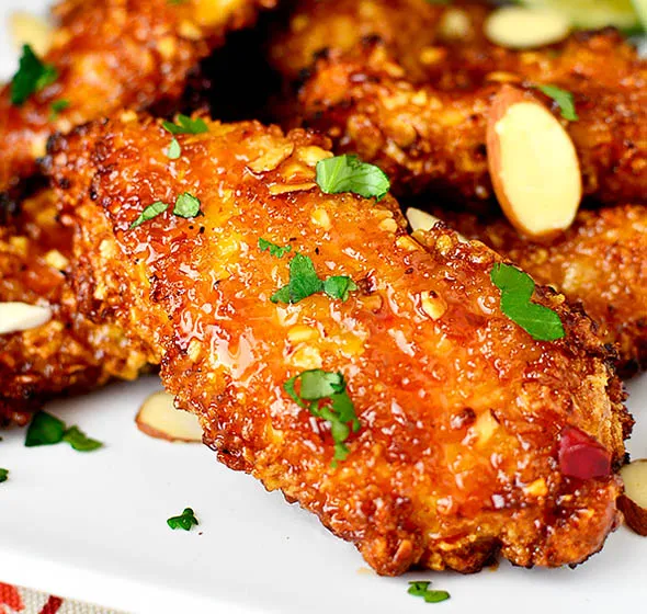 Honey-Glazed Sticky Chicken Delight