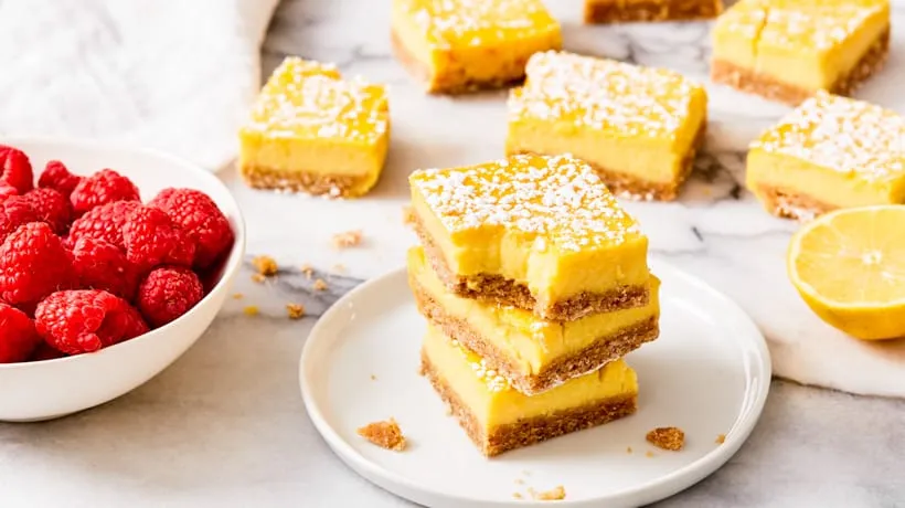 Honey Lemon Bars With Whole Wheat Shortbread Crust