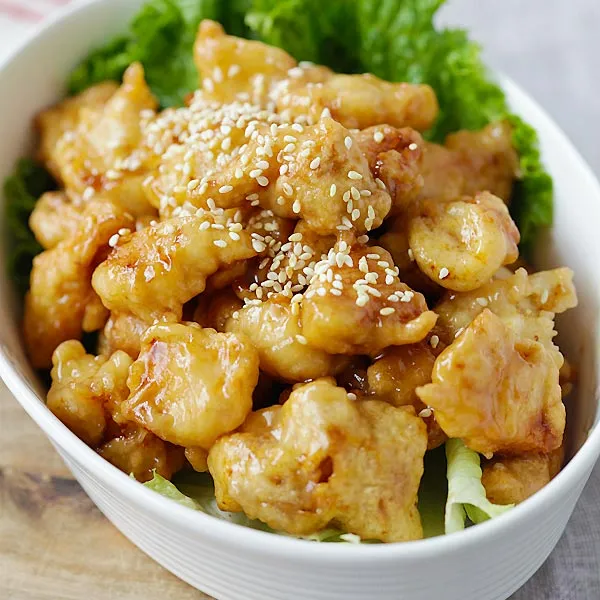 Honey Lemon Glazed Sesame Chicken