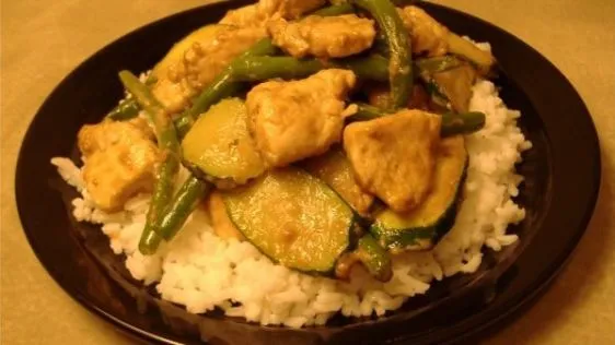 Honey-Mustard Chicken Stir-Fry