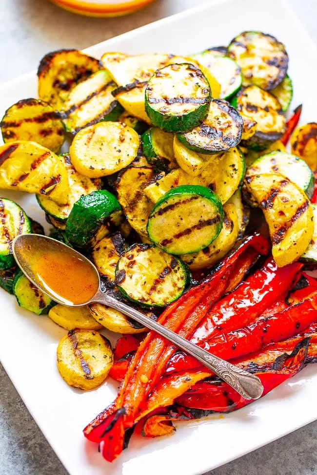 Honey Mustard Marinated Vegetables