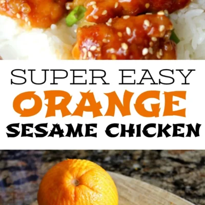 Honey Orange Glazed Sesame Chicken