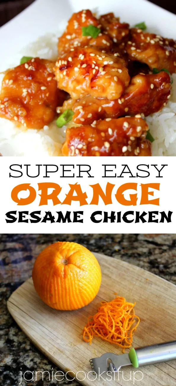 Honey Orange Glazed Sesame Chicken