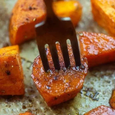 Honey Roasted Sweet Potatoes