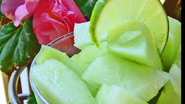 Honeydew Melon With Lime Juice