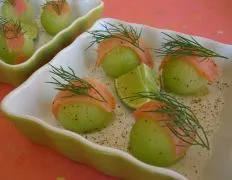 Honeydew With Smoked Salmon