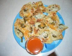 Hot And Cool Three-Cheese Nachos