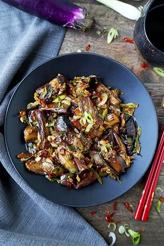 Hot Chinese Eggplant Aubergine