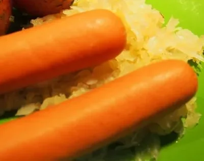 Hot Dogs And Sauerkraut