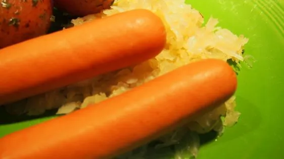 Hot Dogs And Sauerkraut