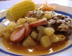 Hot Sausage Links And Beans Casserole