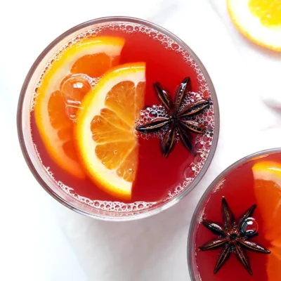 Hot Spiced Orange And Fruit Tea