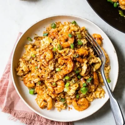 Hot &Amp; Spicy Chicken Shrimp Fried Rice