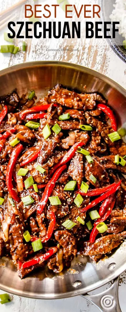 Hot & Spicy Szechwan Beef Stir Fry