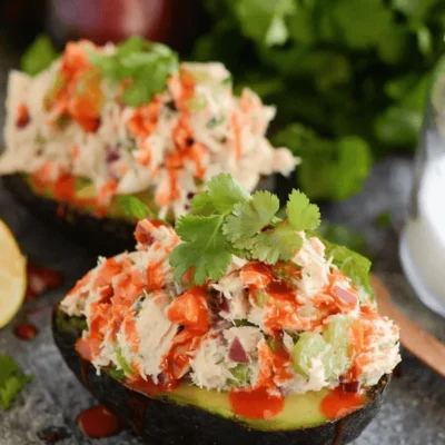 Hot Stuffed Avocado