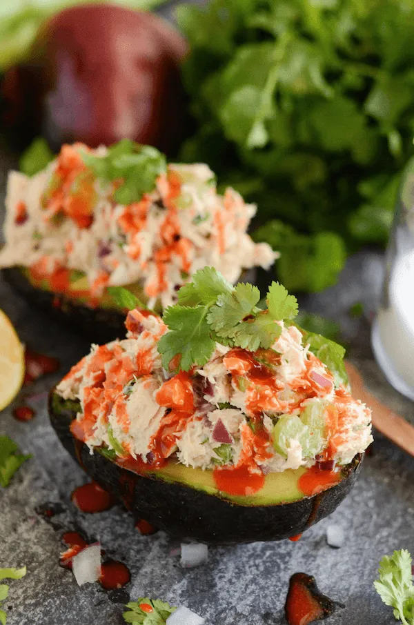 Hot Stuffed Avocado